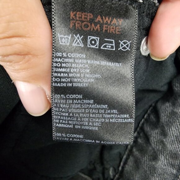 Urban Outfitters Skirt Womens Small BDG Black Cotton Denim Jean - Picture 10 of 11